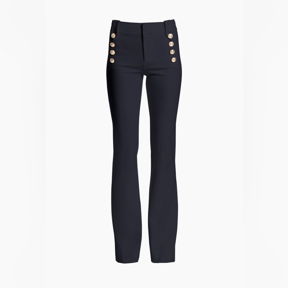10 Crosby Derek Lam Blue Boot Cut Flare Pants NEW